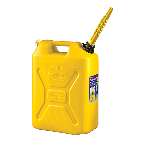 Scepter, Dieselkanister 20 ltr, Farbe: gelb, Material: Polyethylen - 4,18  EUR