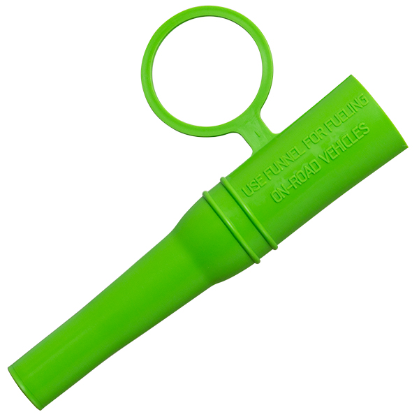 Capless Gas Tank Funnel Scepter